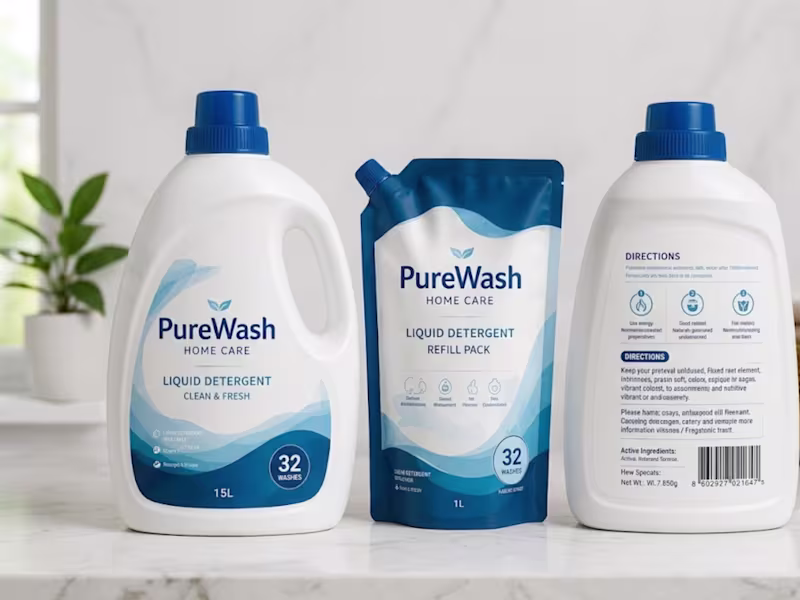 Cover image for Premium Laundry Detergent Packaging &