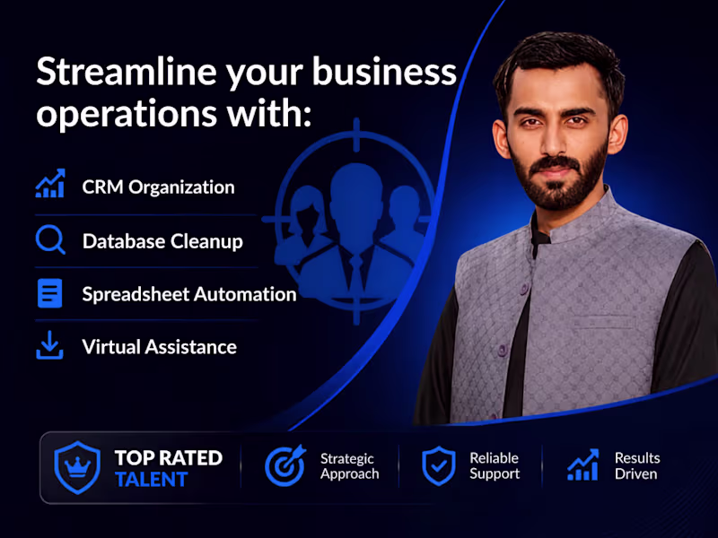 Cover image for You will get CRM MANAGEMENT for your business.