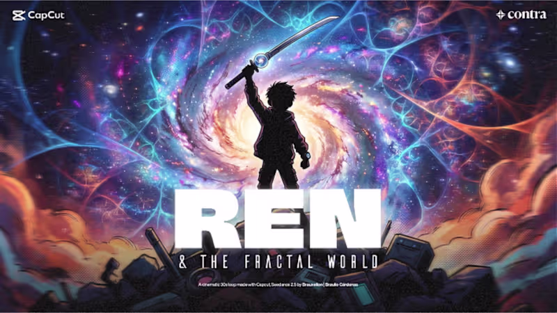 Cover image for Ren & the Fractal World