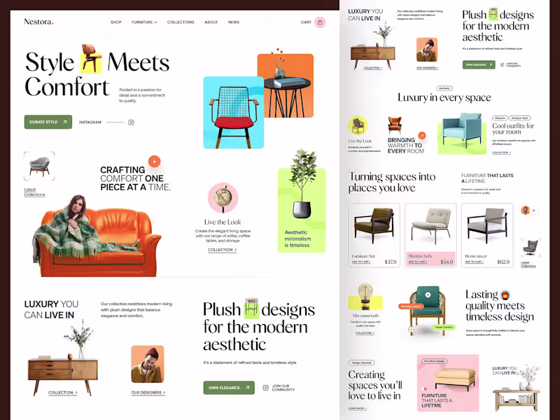 Cover image for Website Design for Interior Furniture