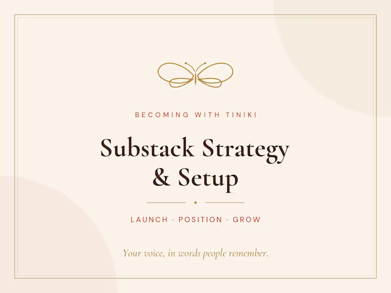 Cover image for  Substack Strategy & Setup