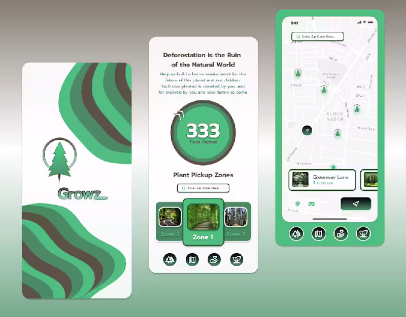 Cover image for Growz App Design