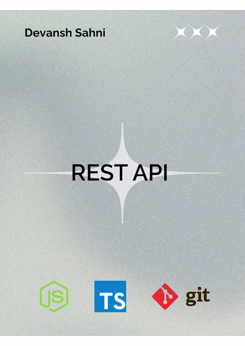 Cover image for REST API Development — Node.js & TypeScript