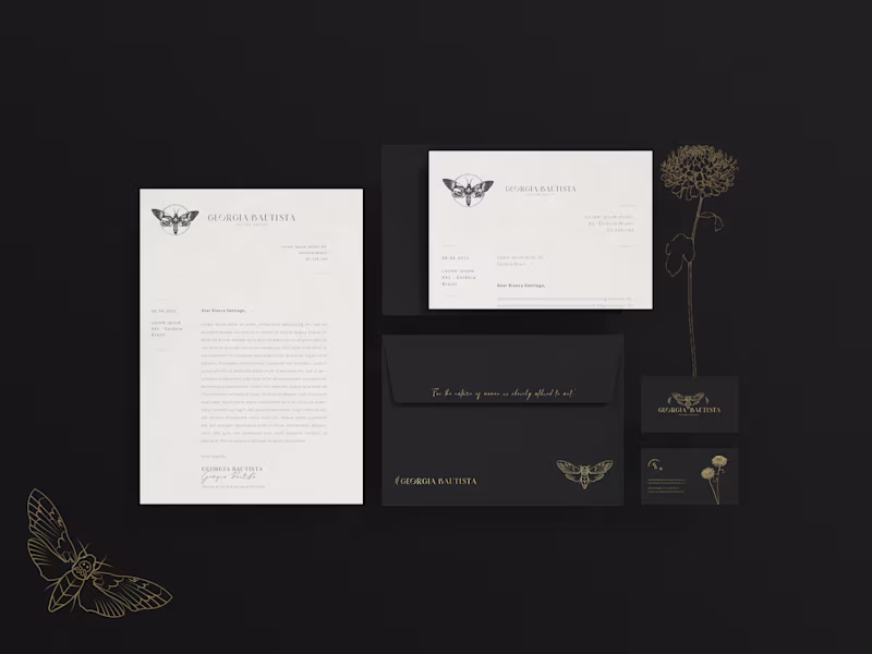 Cover image for GEORGIA BAUTISTA — Brand Identity Design