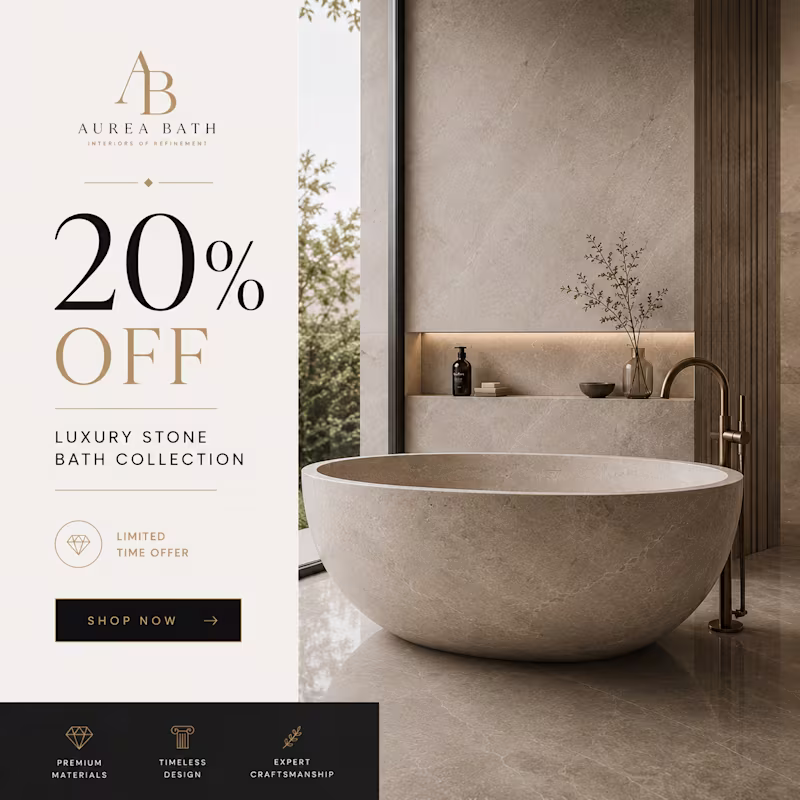 Cover image for AUREA BATH | Meta Ads