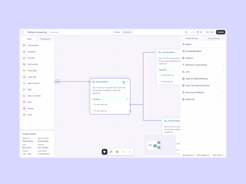 Cover image for A design system and product overhaul for AI voice agents
