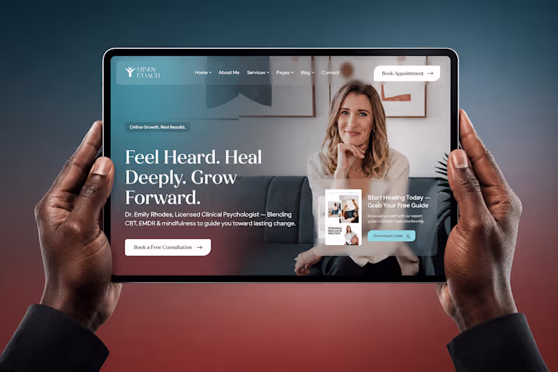 Cover image for Mindy Coach Kajabi Website Ecosystem