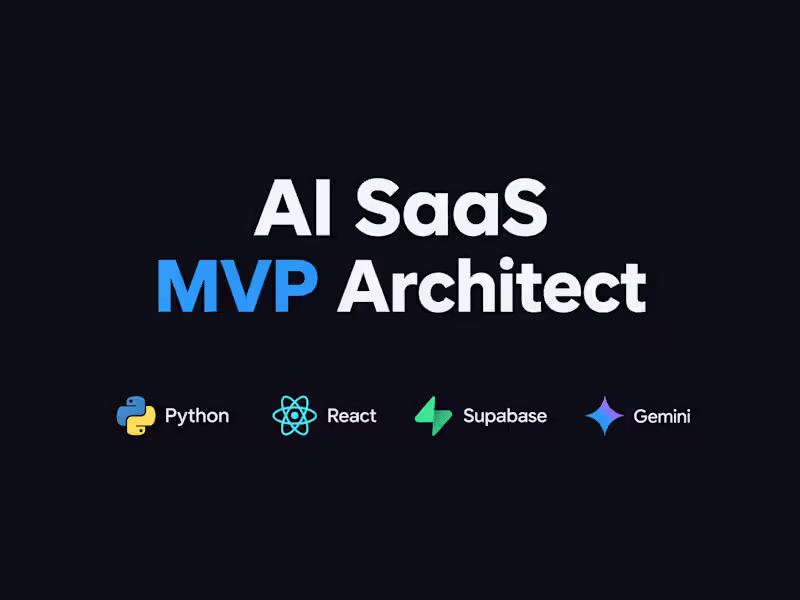 Cover image for Full-Stack AI SaaS MVP Development