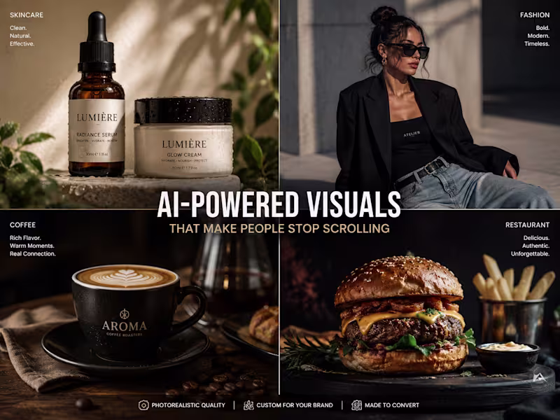 Cover image for AI Product & Advertising Visuals for Any Brand