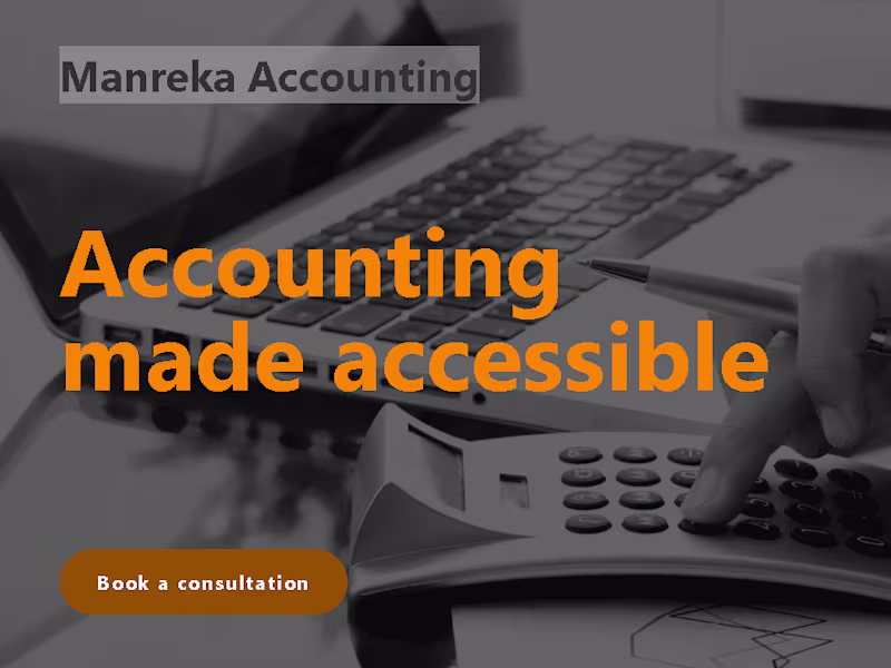Cover image for Manreka Accounting Website