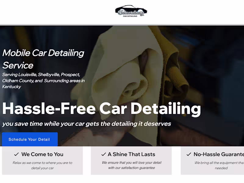 Cover image for Extraordinary Car Detailing | Car Detailing | Louisville, KY, U…