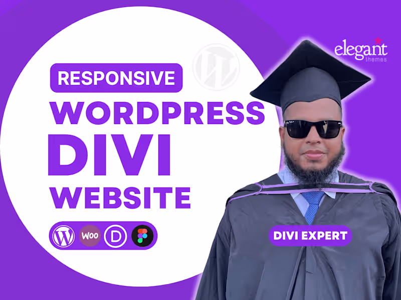 Cover image for I will convert Figma to WordPress with Divi Theme Builder