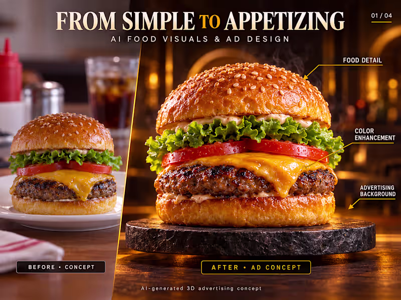 Cover image for Cinematic Food & Product Visual Design