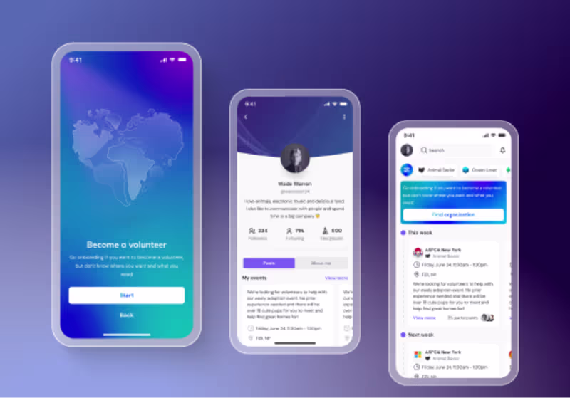 Cover image for Social Impact App — Brand Identity & Investor Pitch