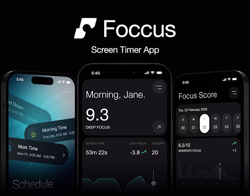 Cover image for Foccuss - Screen Timer App