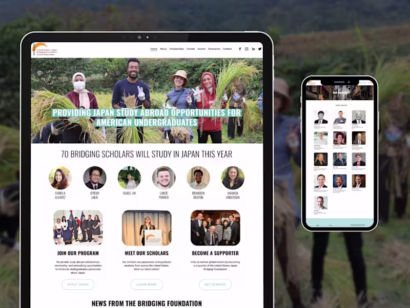 Cover image for Squarespace Website For Education Nonprofit