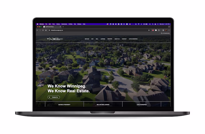 Cover image for The Leathwood Group - Website Design
