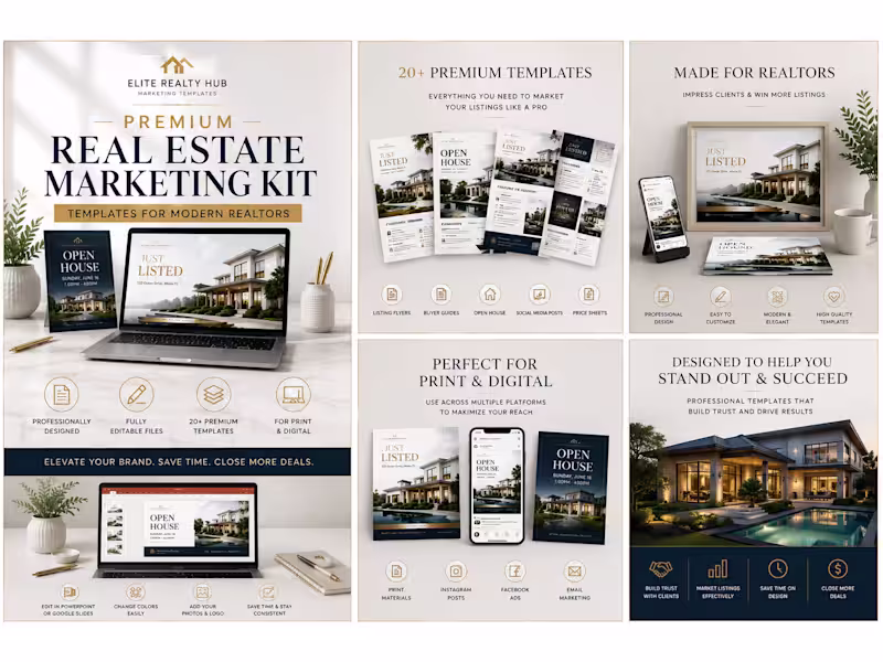 Cover image for Premium Real Estate Marketing Kit