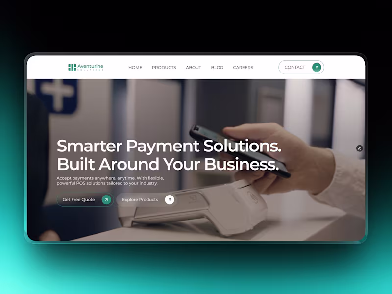 Cover image for Website Design and Development for Aventurine Solutions