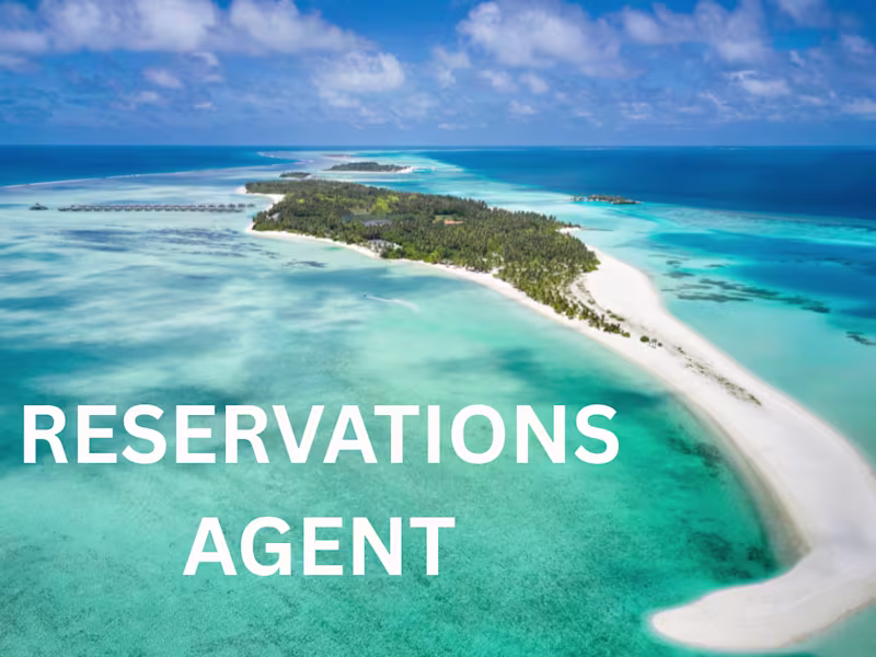 Cover image for Reservations Agent for Sun Island Resort