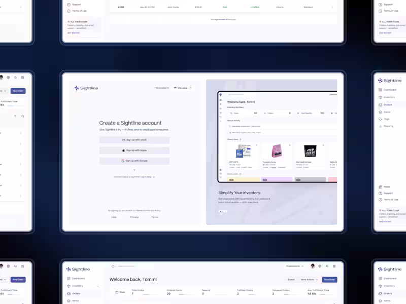Cover image for  Sightline — Inventory Management Platform