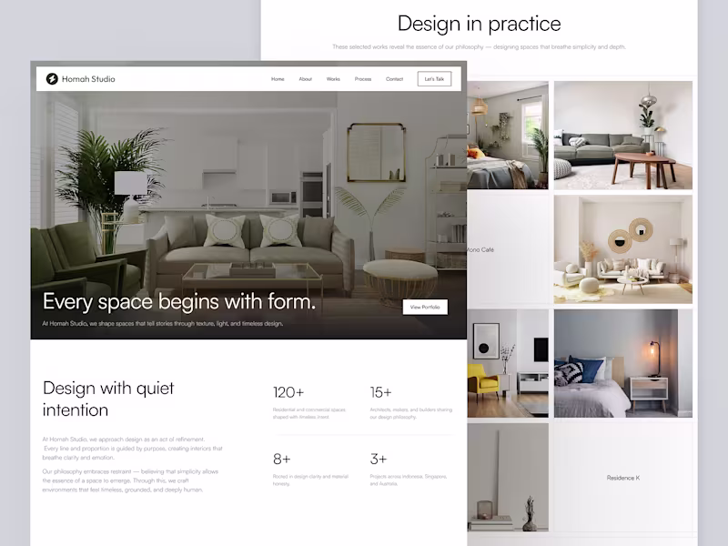 Cover image for Homah Studio is an interior