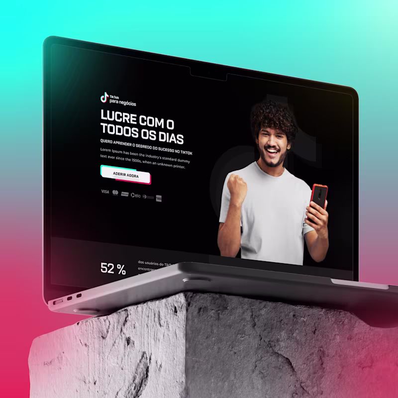 Cover image for This TikTok-inspired landing page project