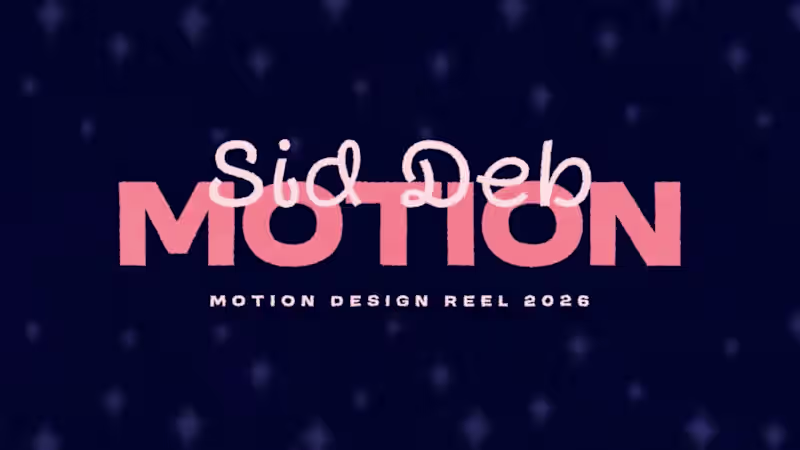 Cover image for Motion Design Reel