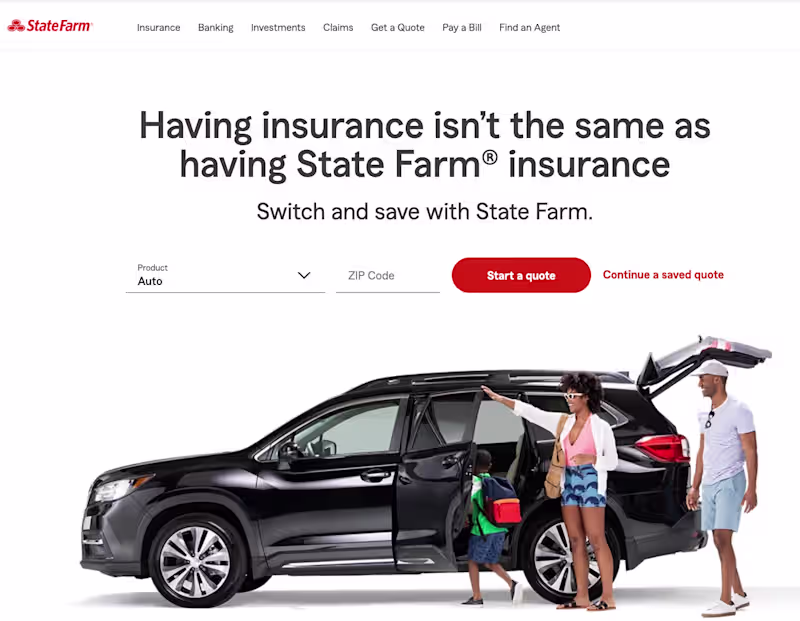 Cover image for State Farm.com content and brand