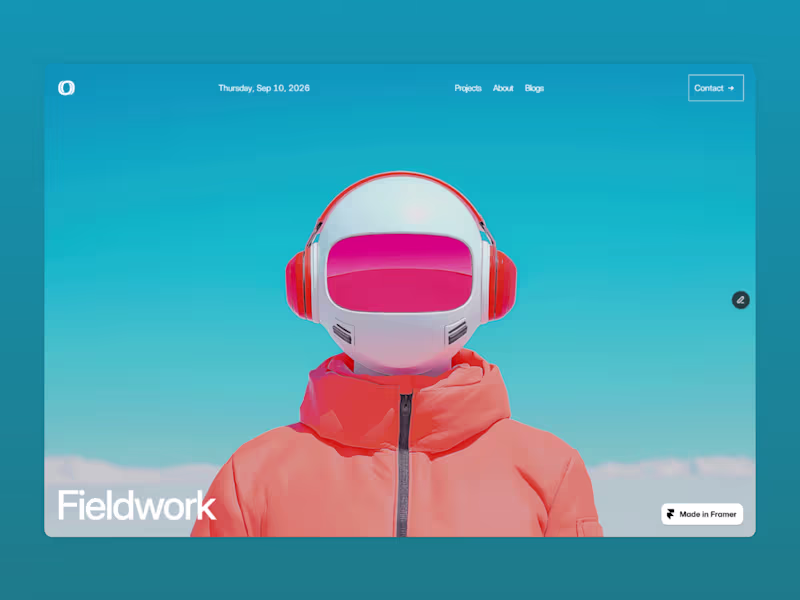 Cover image for Designeer: Premium Framer Portfolio Template Creation