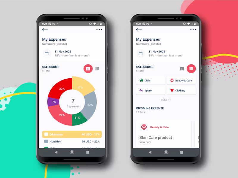 Cover image for Expense Tracker UI