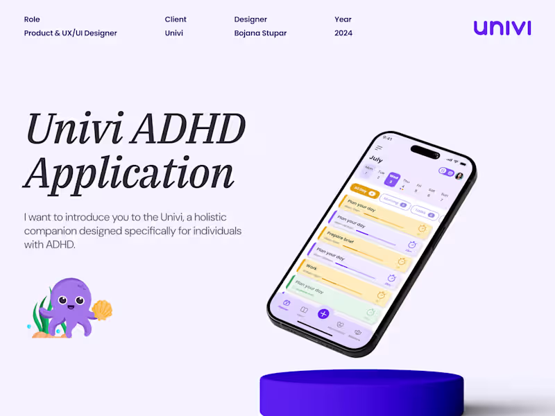 Cover image for Univi ADHD application