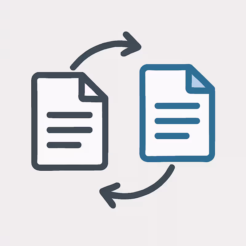 Cover image for File and plan conversion