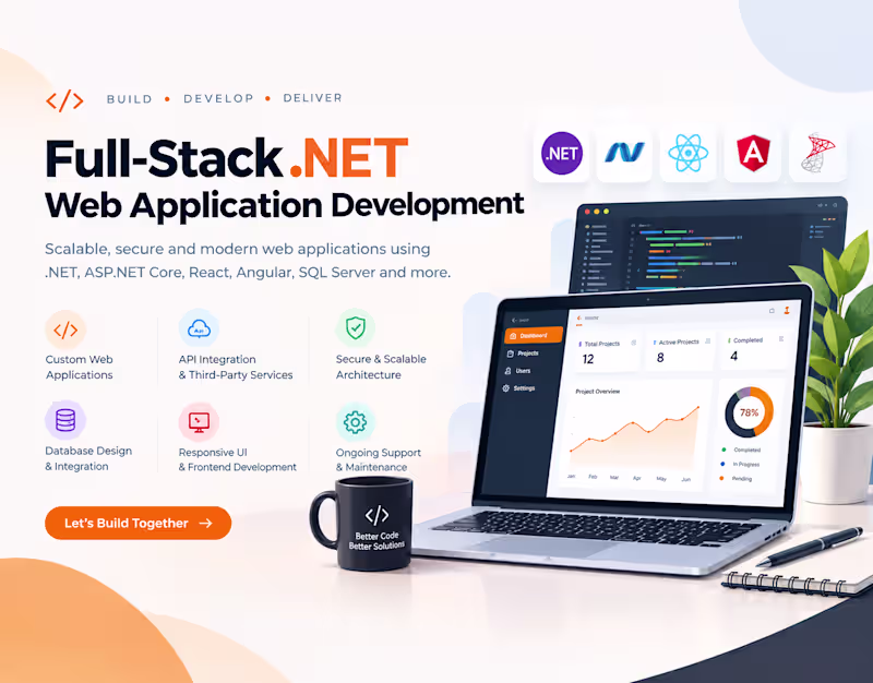Cover image for Full-Stack .NET Web Application Development