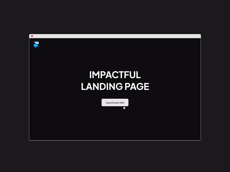 Cover image for High-End Framer Landing Page Design