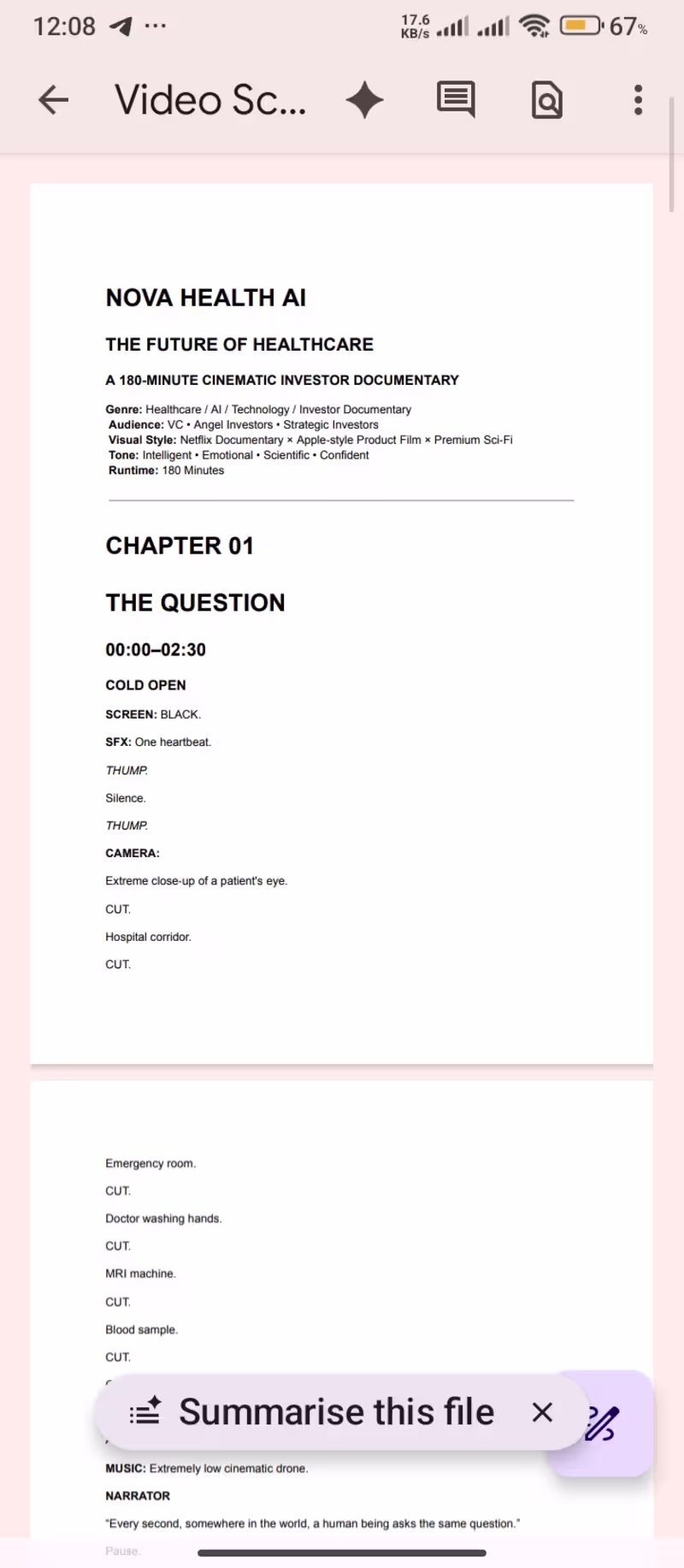 Cover image for Video Scripts ( 180 minutes)