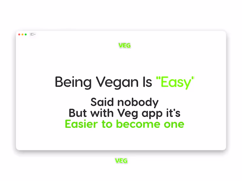 Cover image for Brand Identity & Product Experience for Veg