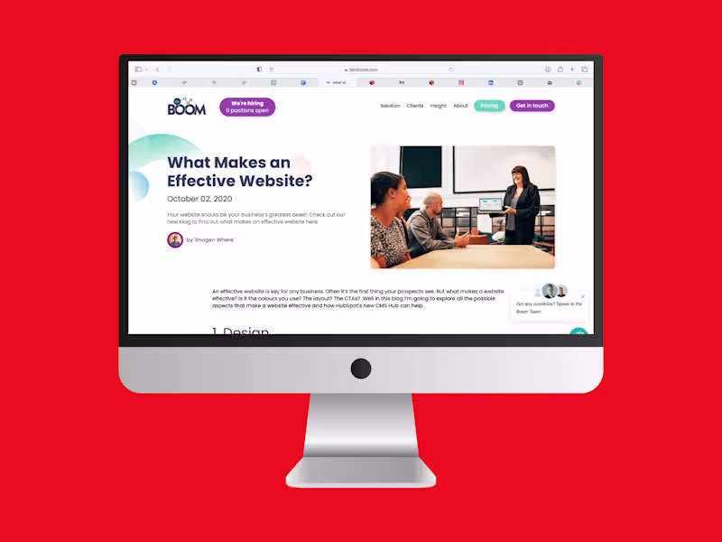 Cover image for What Makes an Effective Website?