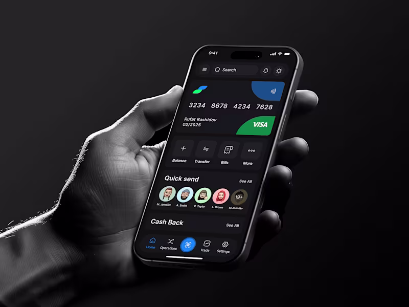 Cover image for Paya Bank | Mobile Banking App | FinTech | UI UX Design