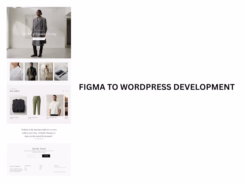 Cover image for Figma to WordPress Development