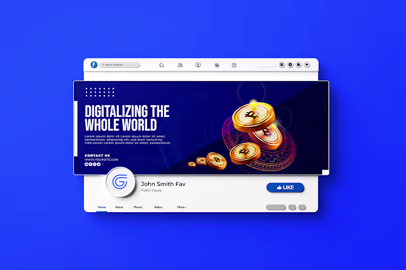 Cover image for Facebook Cover Design on Behance