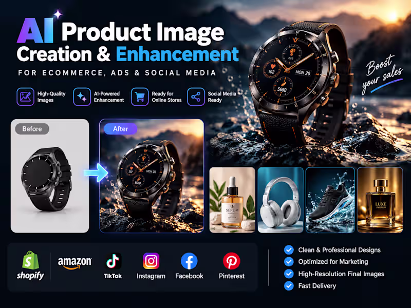 Cover image for AI Product Image Creation & Enhancement