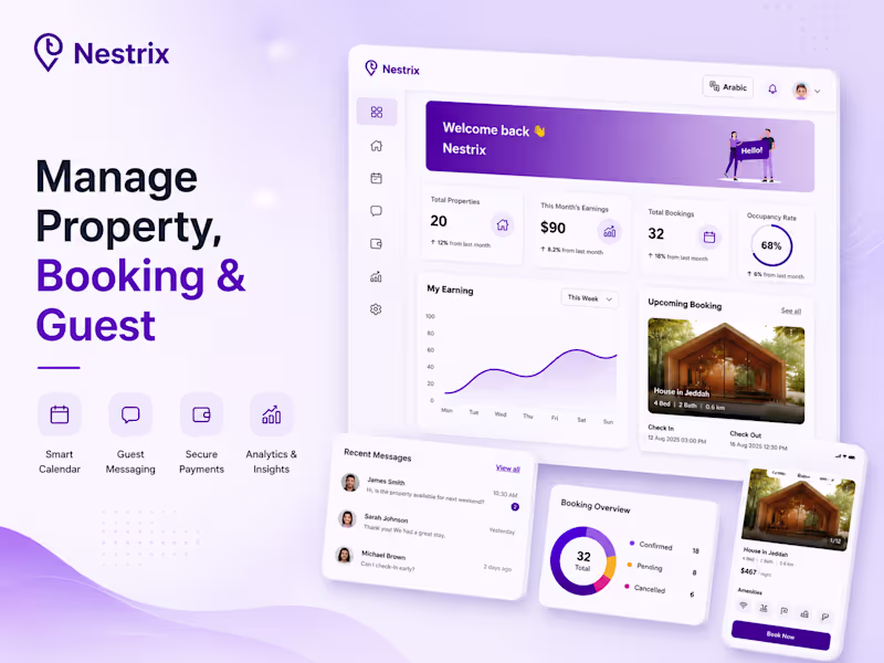 Cover image for Nestrix : Property Management (Web)