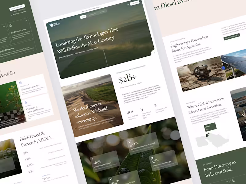Cover image for Bluestream Framer Website Design & Development