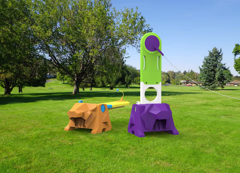 Cover image for Outdoor activity toys designed to