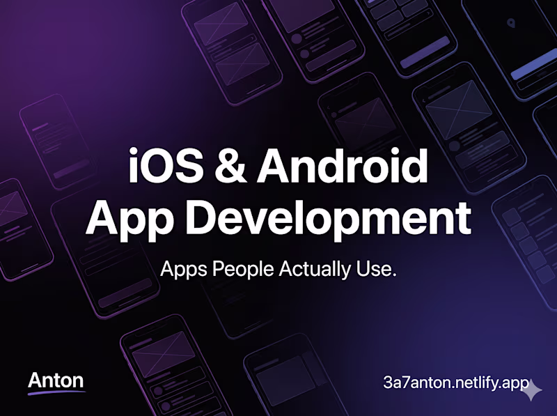 Cover image for iOS & Android Mobile App Development