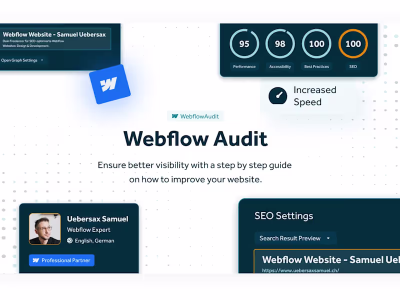 Cover image for Full Webflow SEO&AEO Audit–Growth Plan