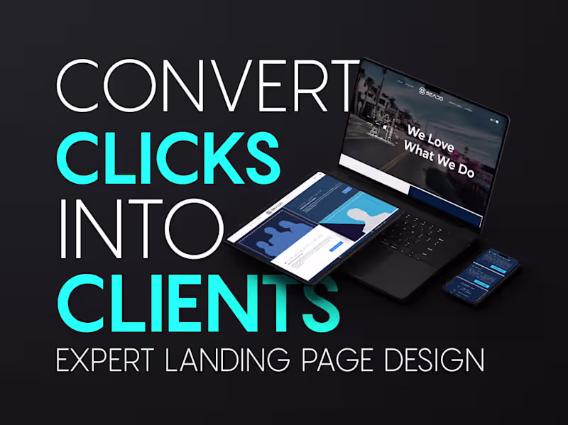 Cover image for Convert Clicks into Clients: Expert Landing Page Design