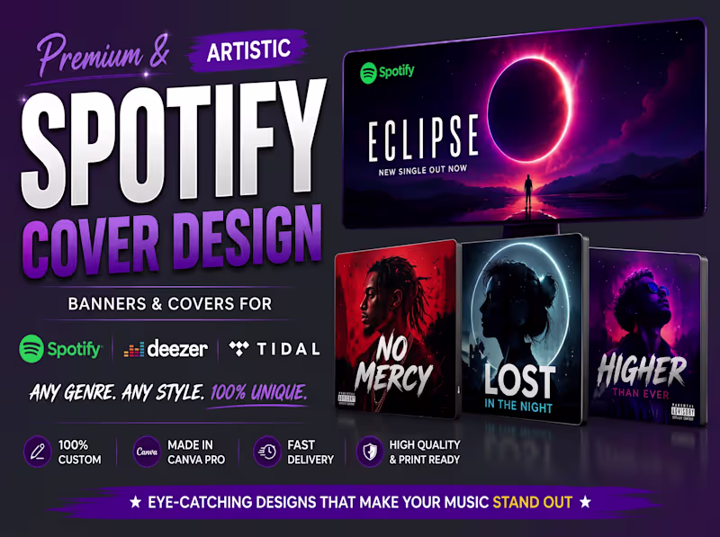 Cover image for Spotify & Music Artist Banner Design
