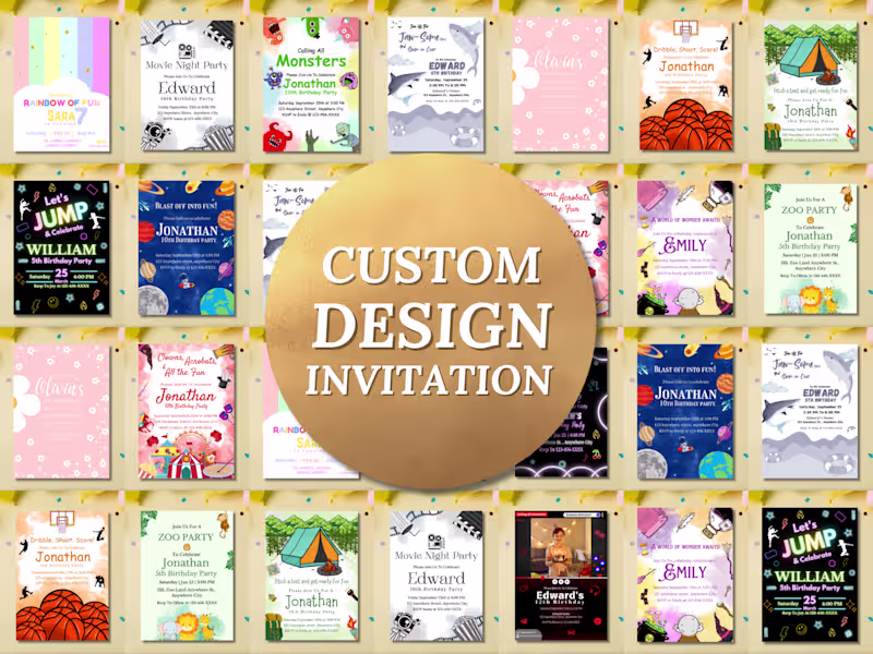 Cover image for I Will Design Custom Invitation for Your Special Event